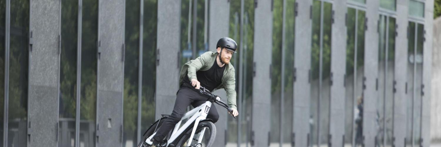 Riding an Arval E-Bike