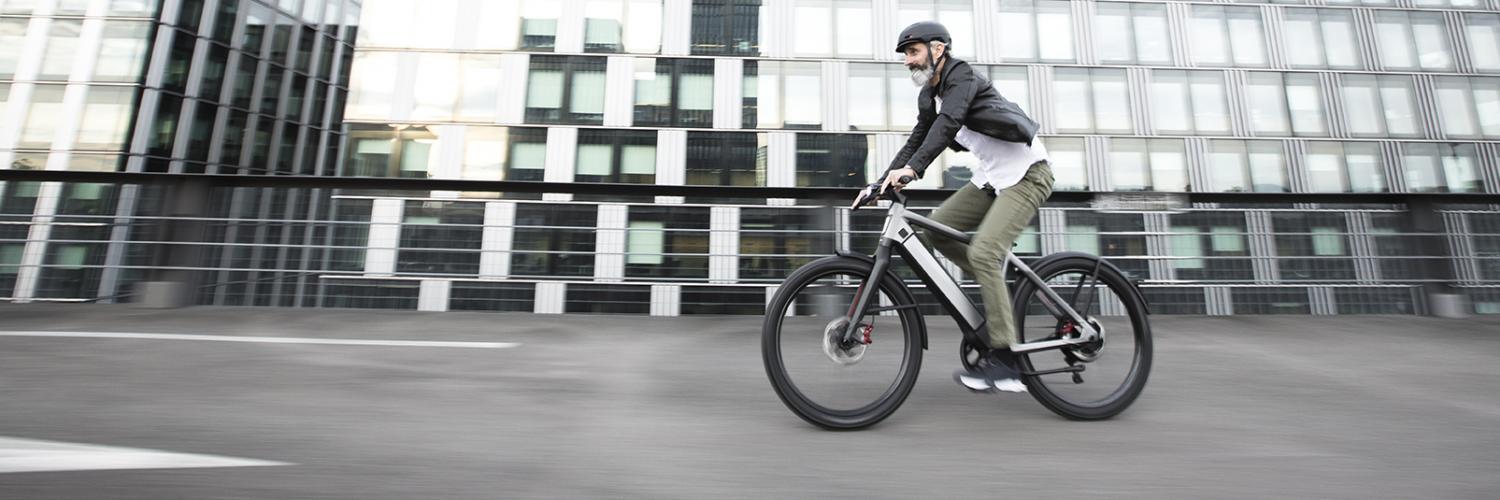 Arval E-Bike fahren Stromer ST3 Speed-Pedelec fahren