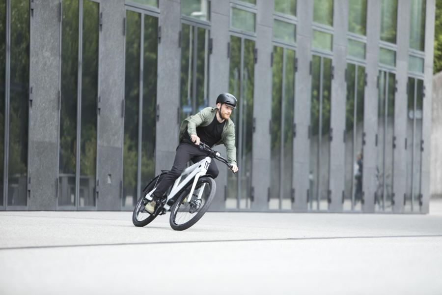 Riding an Arval E-Bike