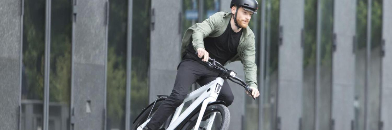 Riding an Arval E-Bike