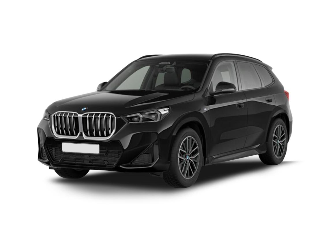 BMW X1 im Arval Auto Abo Schwarzer BMW X1 in der Frontansicht